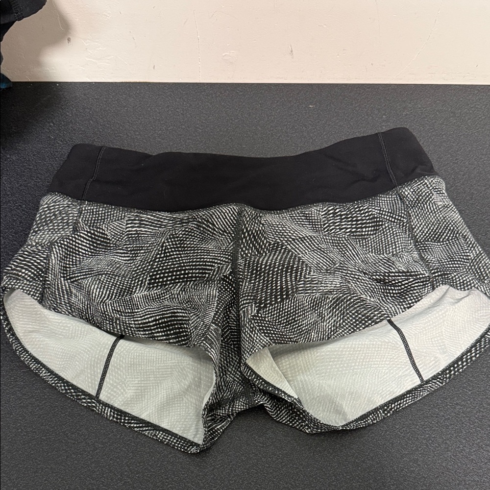 Black and Gray Women's Shorts hotty hot